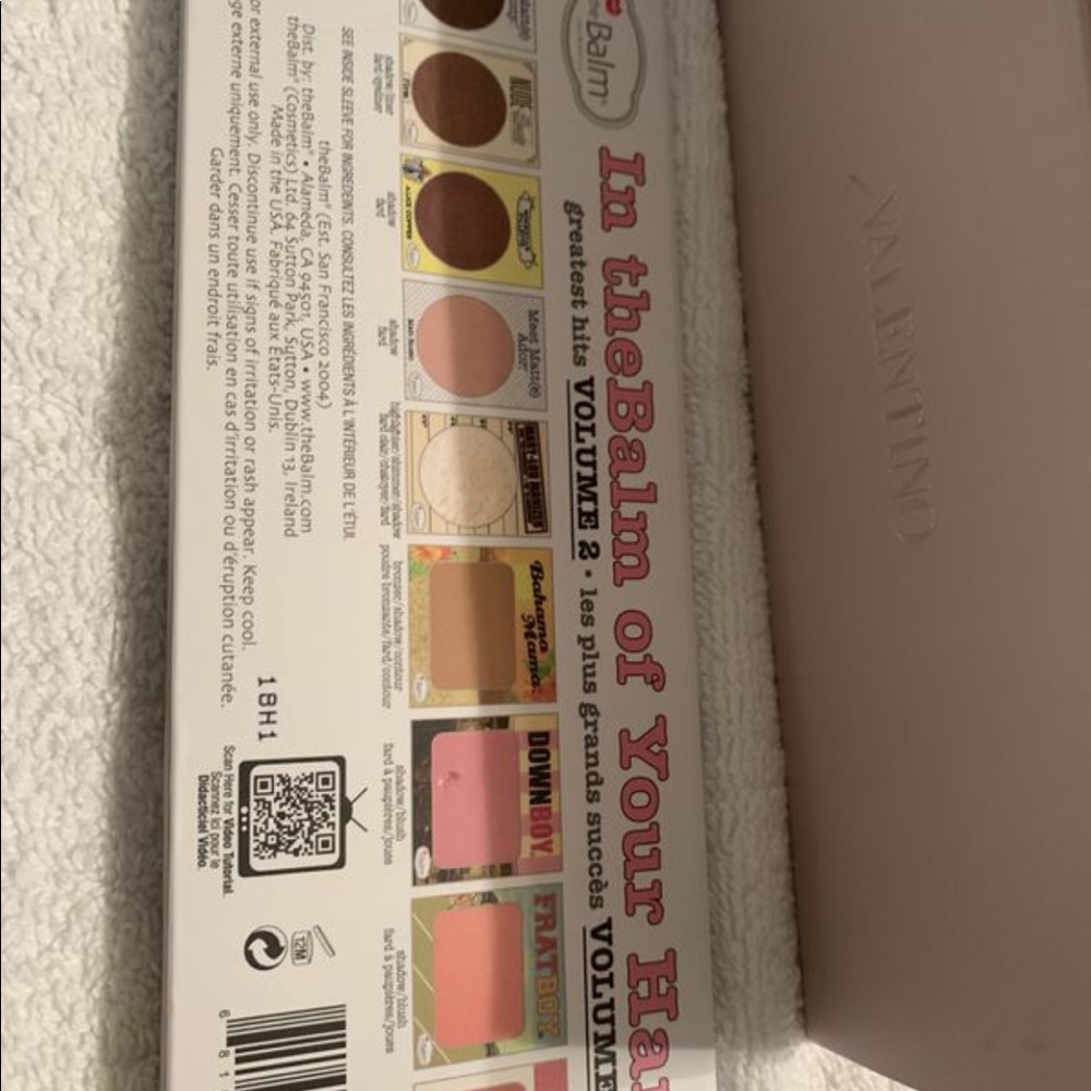 In the balm of your hand palette